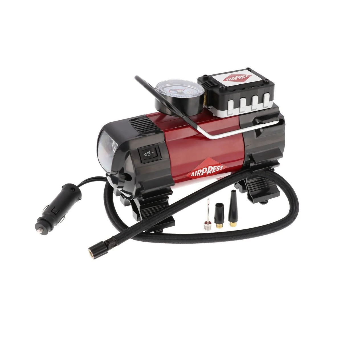 Airpress Mini olievrij compressor 12V 7 bar 27 l/min