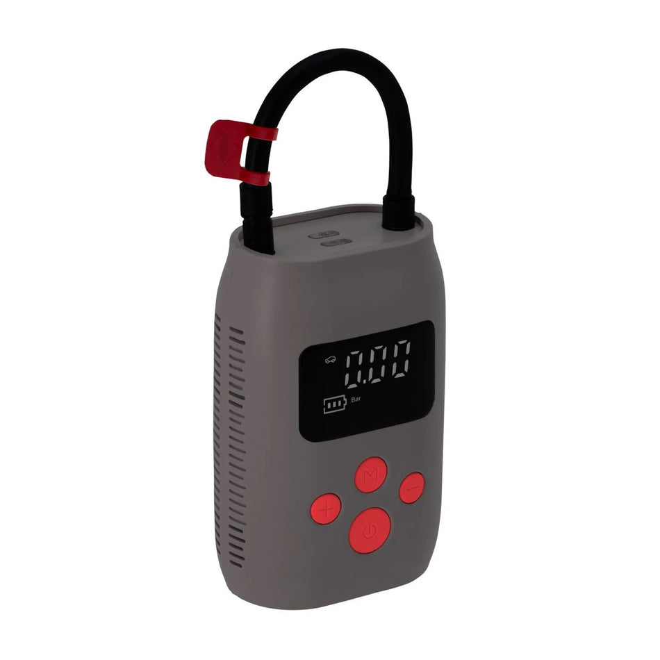 Airpress Mini olievrije en stille accu compressor met powerbank en zaklamp LMO 25 4000 mAh 5V 8 bar 25 l/min
