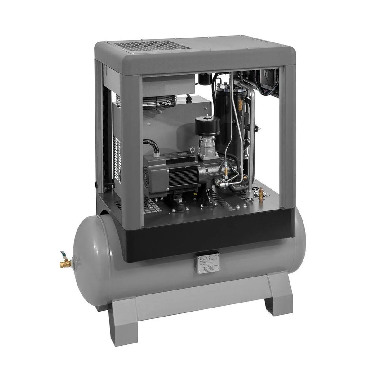Airpress Schroefcompressor APS 7.5 IVR Combi X 10 bar 7.5 pk/5.5 kW 170-760 l/min 200 l