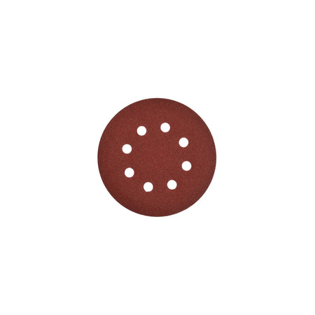 GEKO Schuurpad met klittenband van aluminiumoxide P180 125mm (8 gaten)