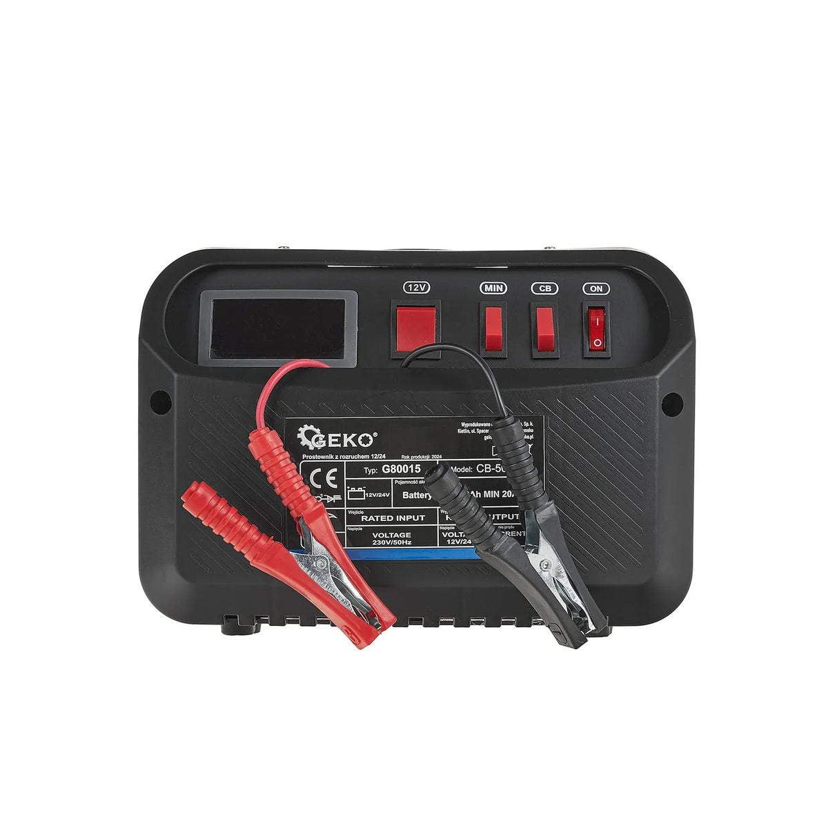 GEKO Batterijlader met jump-start functie 12/24V 30A voor accu 20-380Ah