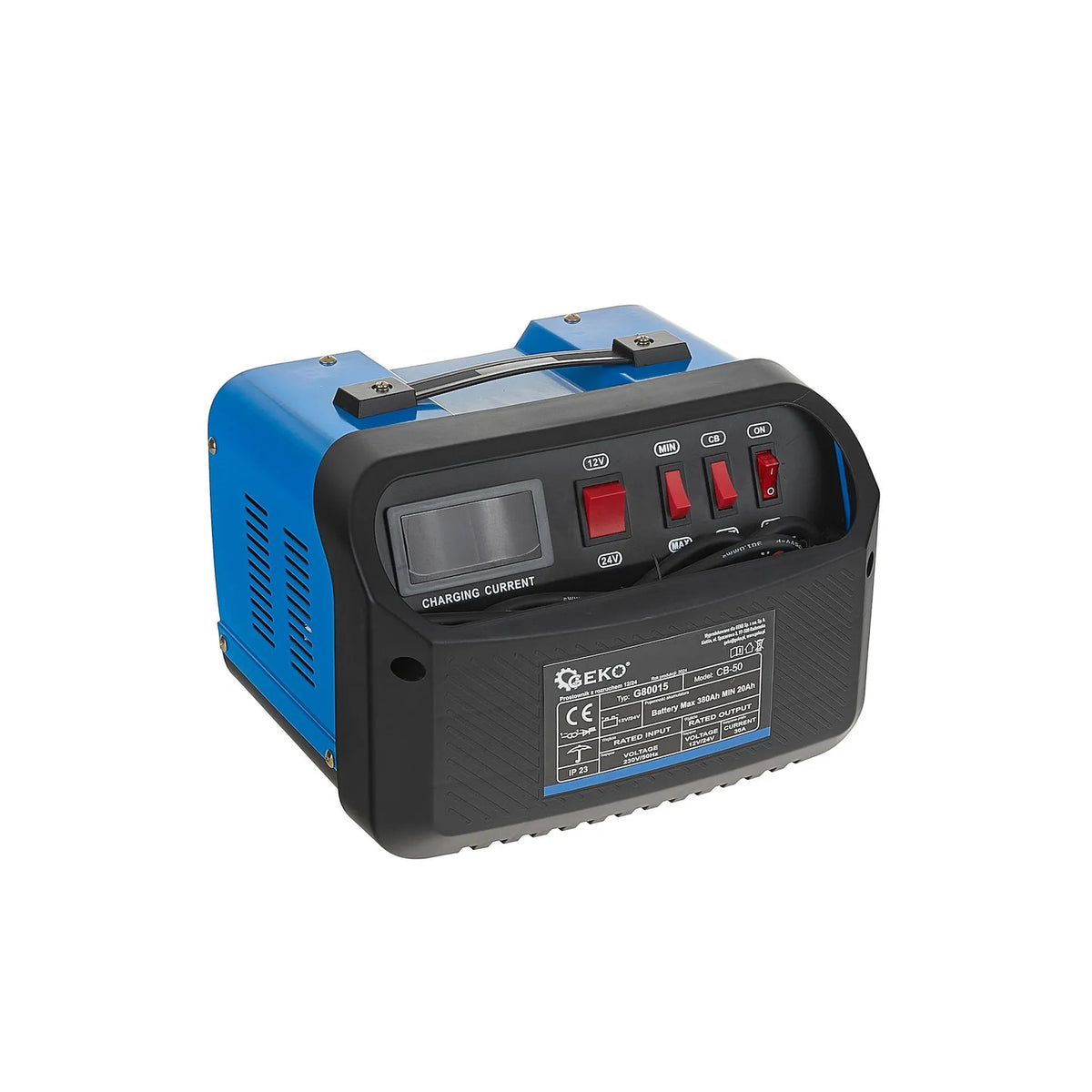 GEKO Batterijlader met jump-start functie 12/24V 30A voor accu 20-380Ah