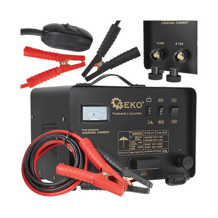 GEKO Acculader met motorstartfunctie 12/24V 200A