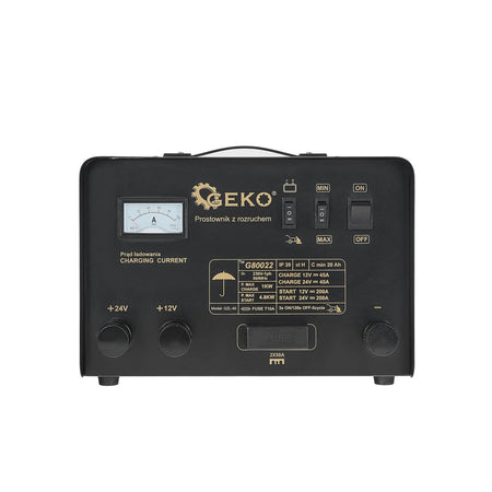 GEKO Acculader met motorstartfunctie 12/24V 200A