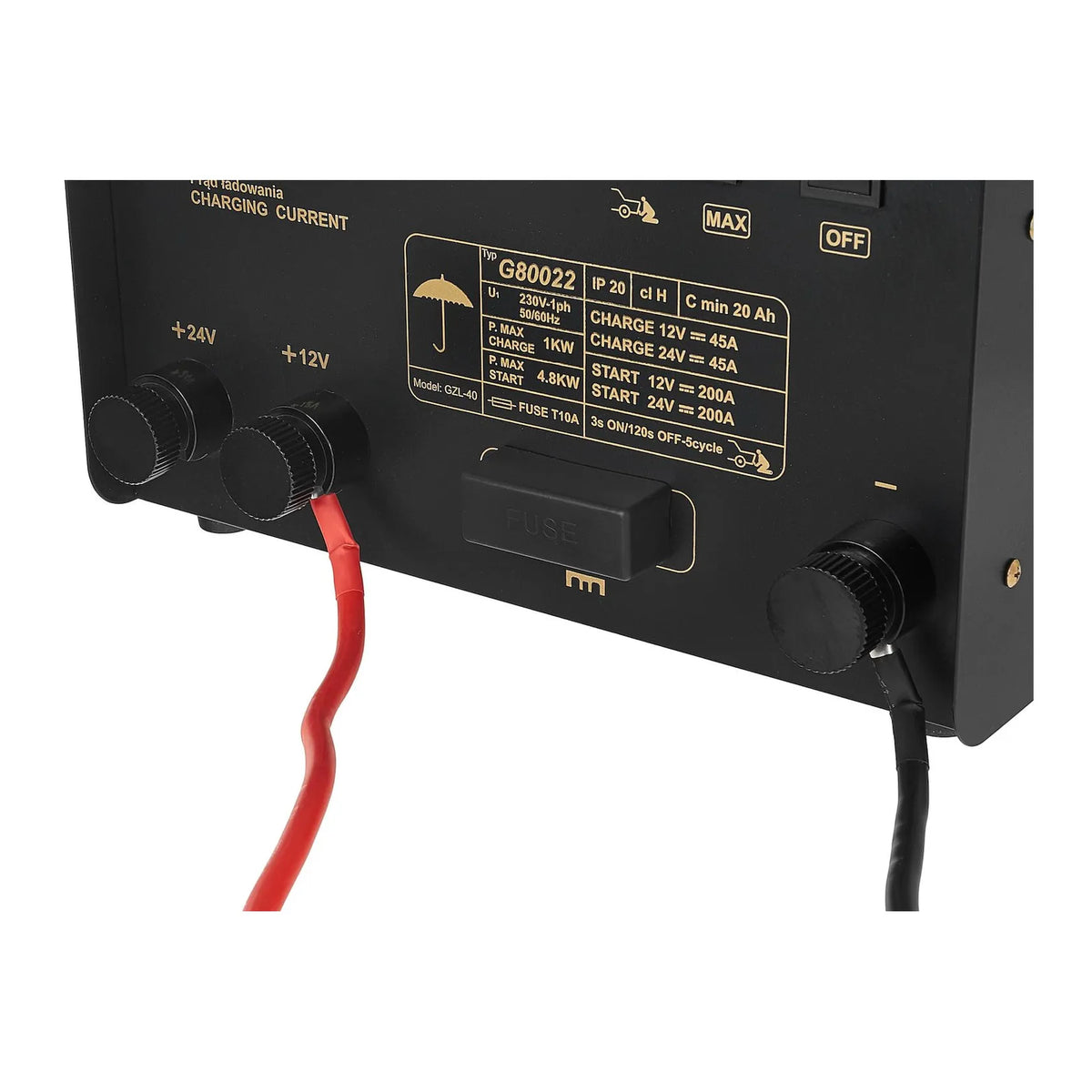 GEKO Acculader met motorstartfunctie 12/24V 200A