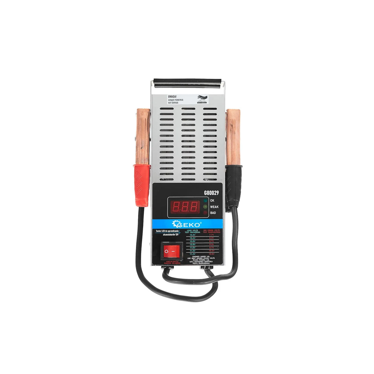 GEKO Digitale batterijtester voor 12V accu's 125A