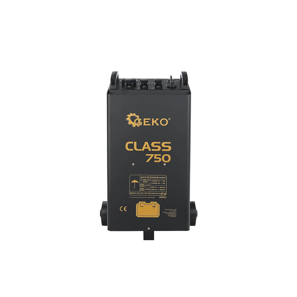 GEKO Acculader en startapparaat met LCD 12V/24V