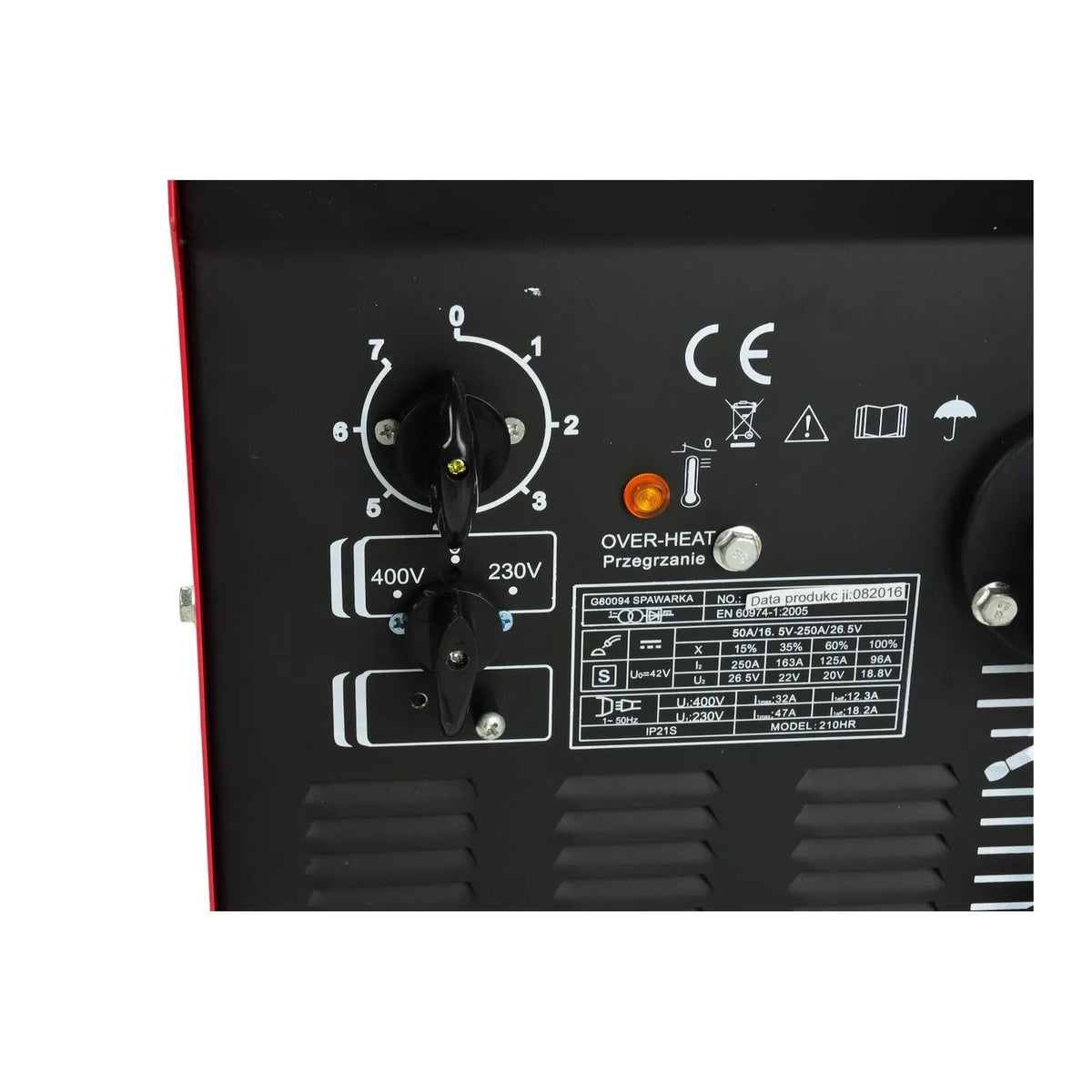 GEKO MIG/MAG lasapparaat met transformator 250A 230/400V
