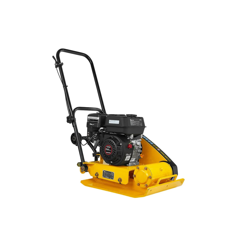GEKO Trilplaat voor grondverdichting 90kg met 6,5 PK Loncin motor