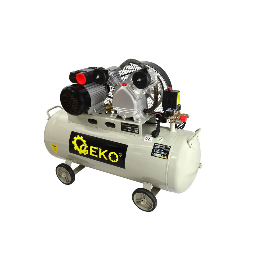 GEKO Luchtcompressor V-Twin olielubricated 100L 8 bar 390 L/min