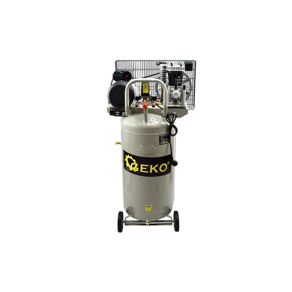 GEKO Luchtcompressor met oliesmering 100 liter verticale tank 8 bar 390 L/min