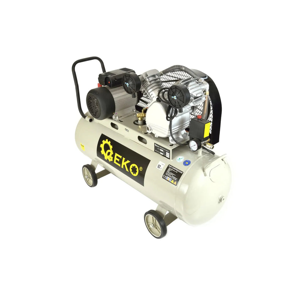 GEKO 100 liter olieluchtcompressor V-Twin 9 bar 390 L/min 230V