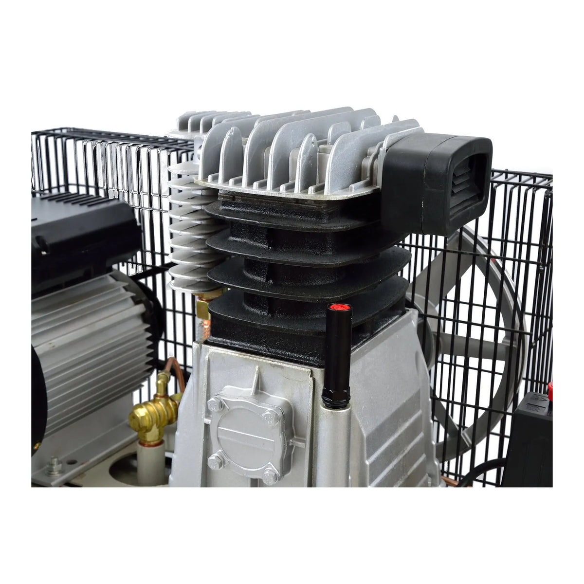 GEKO 100L oliegesmeerde luchtcompressor 9 bar 420 L/min