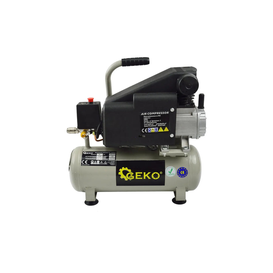 GEKO 8L oliegesmeerde draagbare luchtcompressor 8 bar 118 L/min