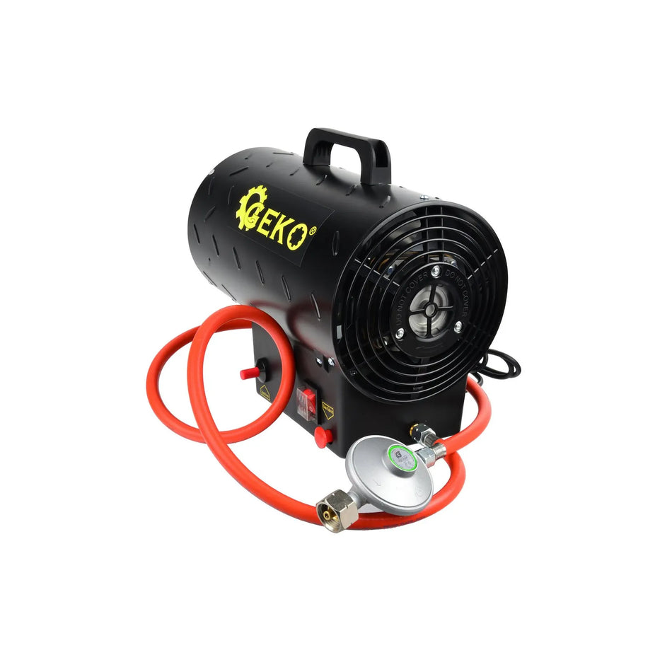 GEKO Gasheater LPG draagbaar 15kW met reducer en slang