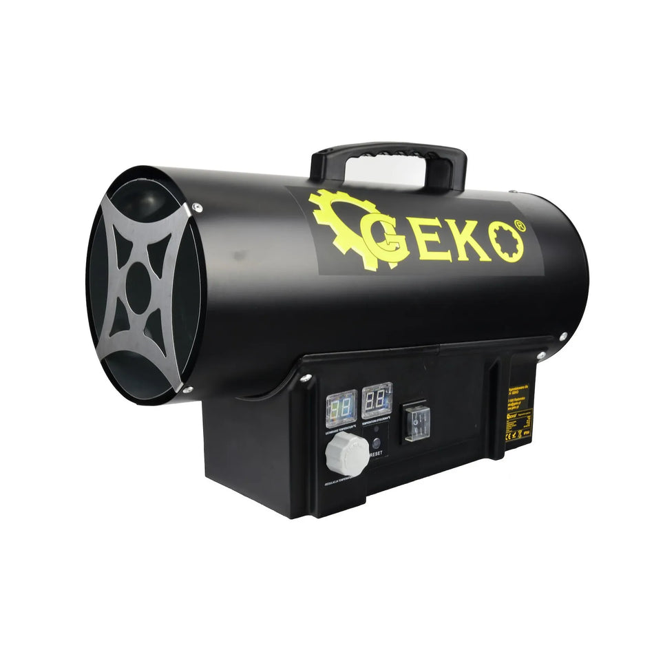 GEKO Gasheater LPG met thermostaat en reducer 20kW