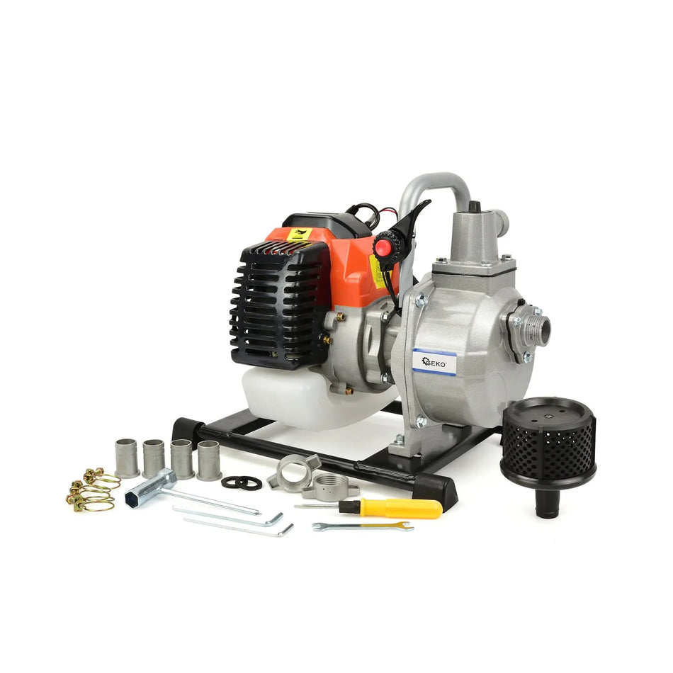 GEKO Benzine waterpomp 3 kW 1" zuig- en drukdiameter