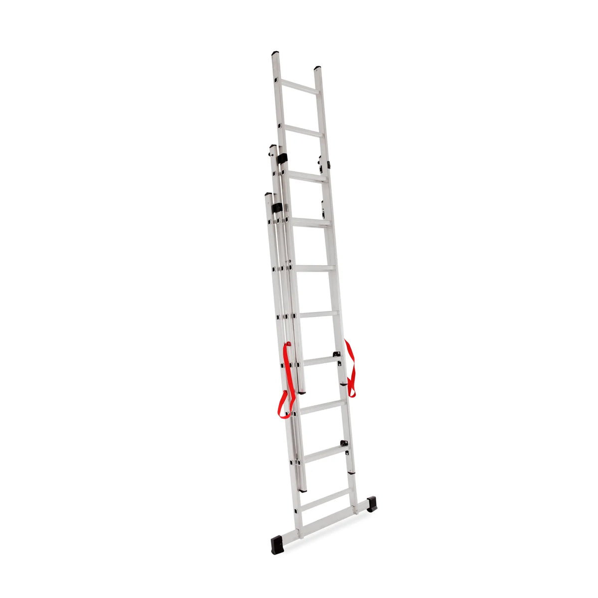 AWTools Aluminium multifunctionele ladder 3x7 sporten 150 kg draagvermogen