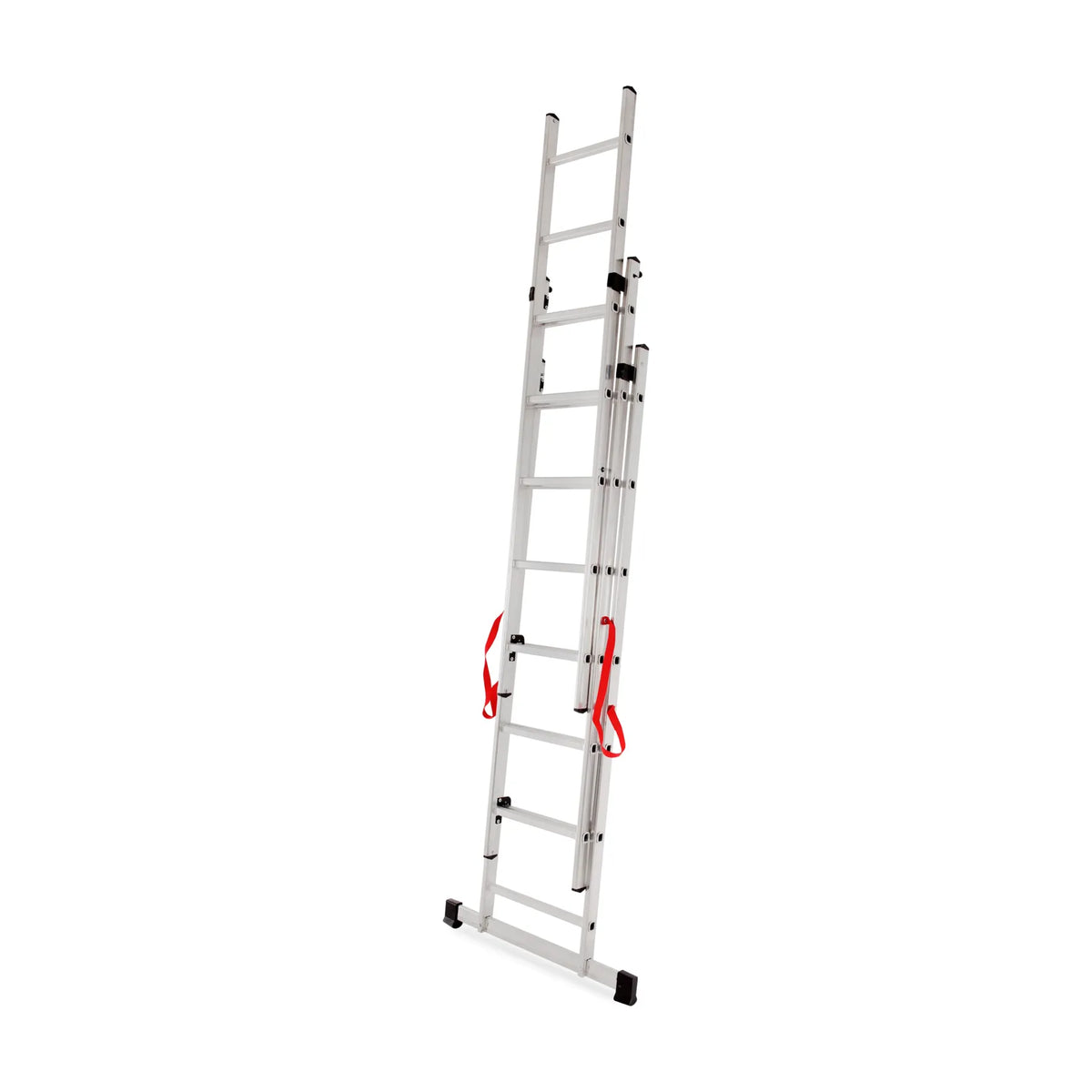 AWTools Aluminium multifunctionele ladder 3x7 sporten 150 kg draagvermogen
