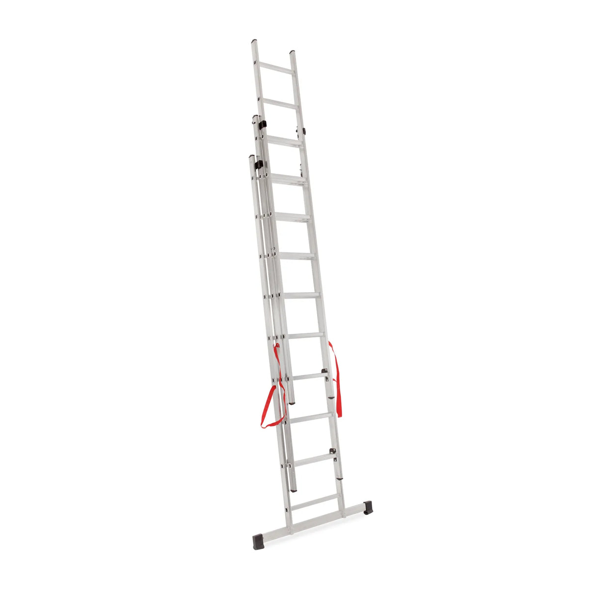 AWTools Aluminium drie-elementen ladder Basic 3x11 sporten 150 kg