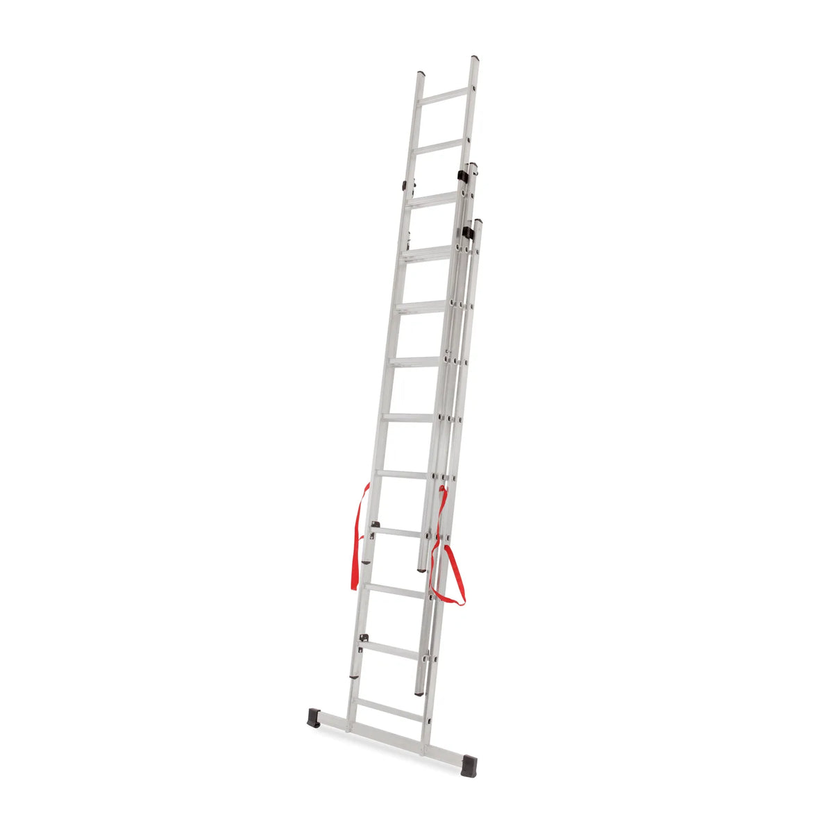 AWTools Aluminium drie-elementen ladder Basic 3x11 sporten 150 kg