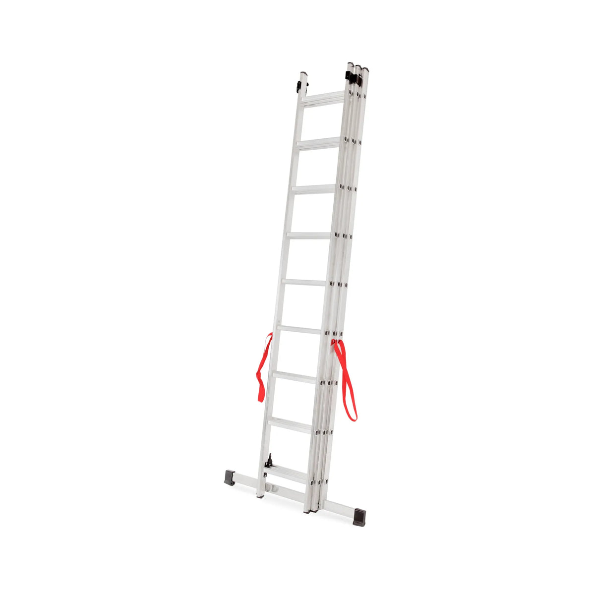 AWTools Aluminium drie-elementen ladder Basic 3x11 sporten 150 kg