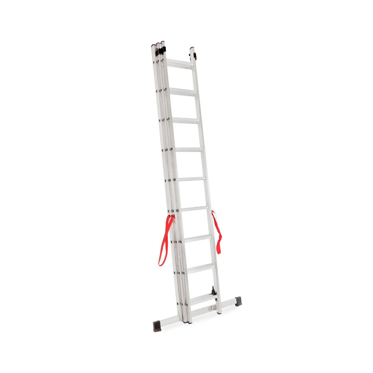 AWTools Aluminium drie-elementen ladder Basic 3x11 sporten 150 kg