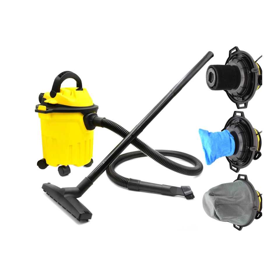 GEKO Industriële nat- en droogzuiger 15L 1250W