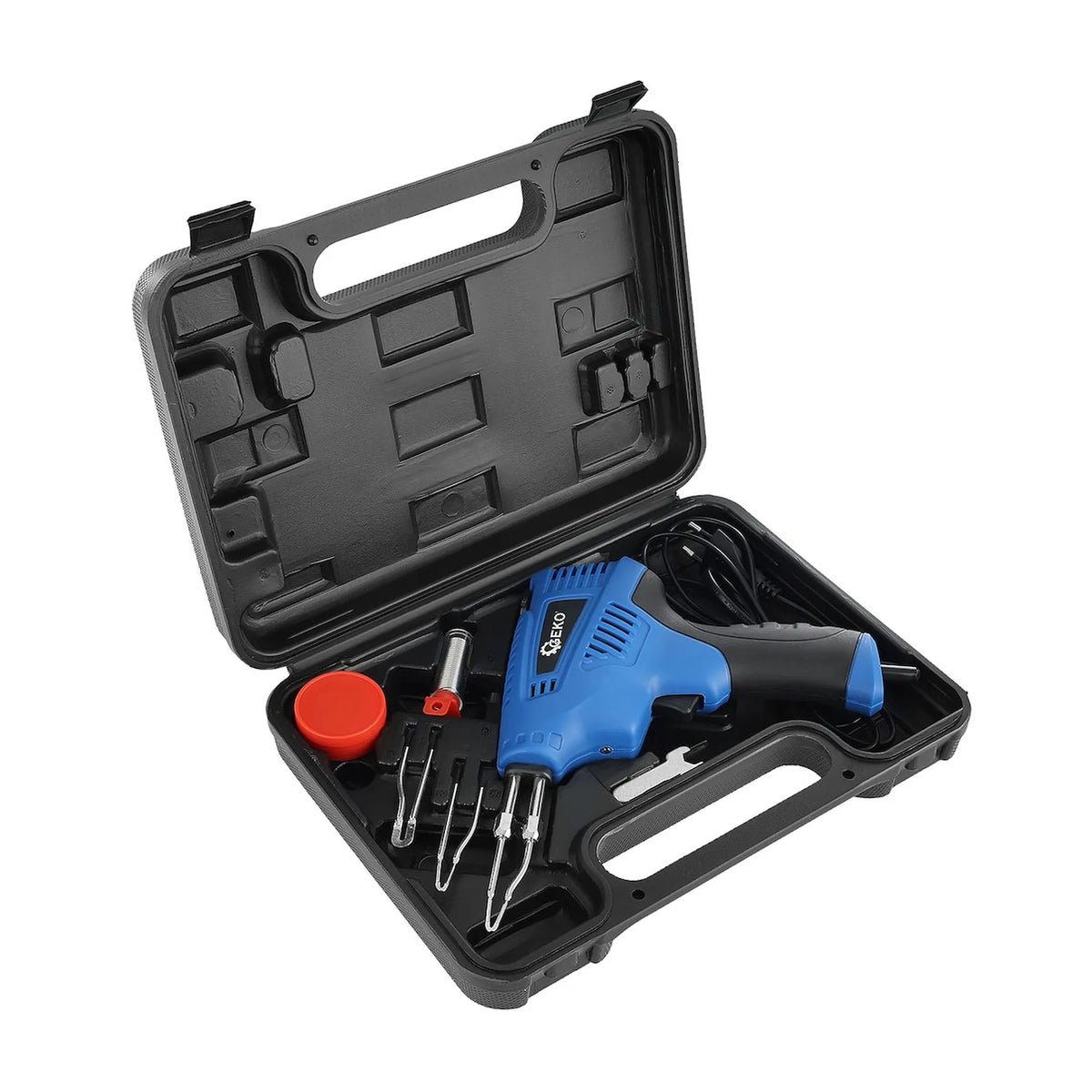 GEKO Soldeerpistool met LED 200W inclusief Koffer