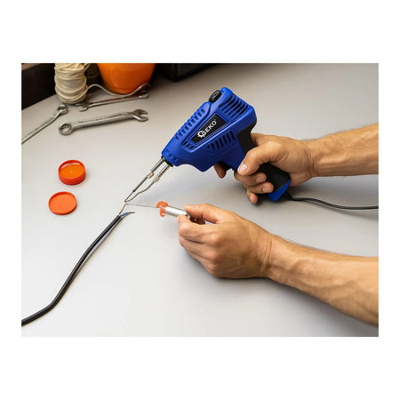 GEKO Soldeerpistool met LED 200W inclusief Koffer