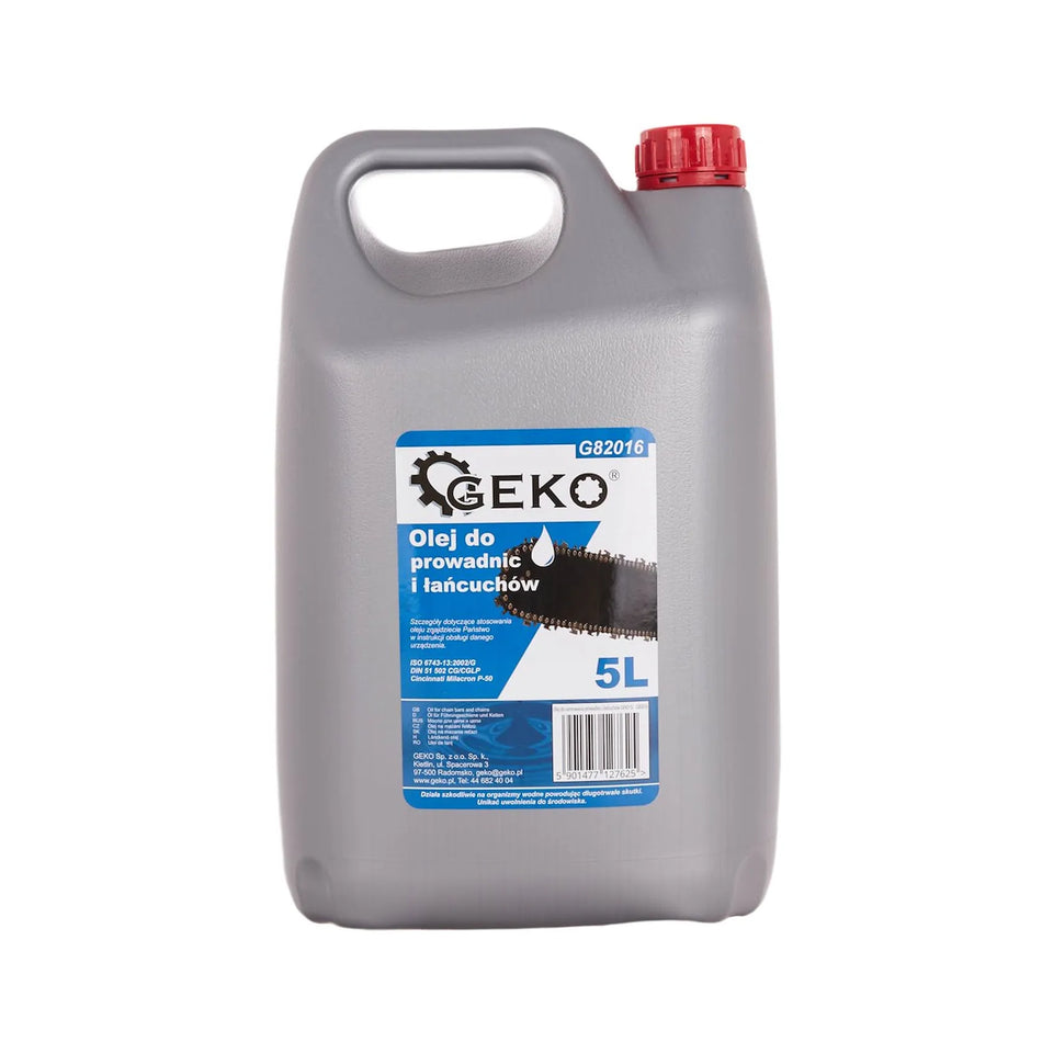 GEKO Kettingolie voor geleiderails en kettingen 5L