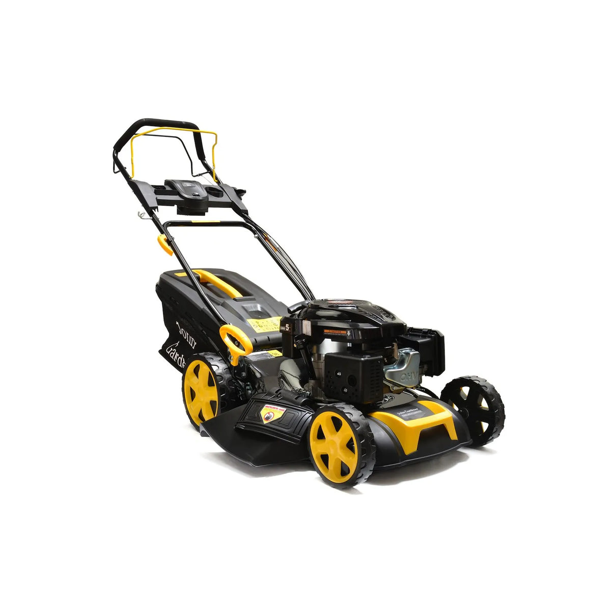 John Gardener Grasmaaier met Loncin motor 196cc, handstart, zelfaandrijving, met paneel