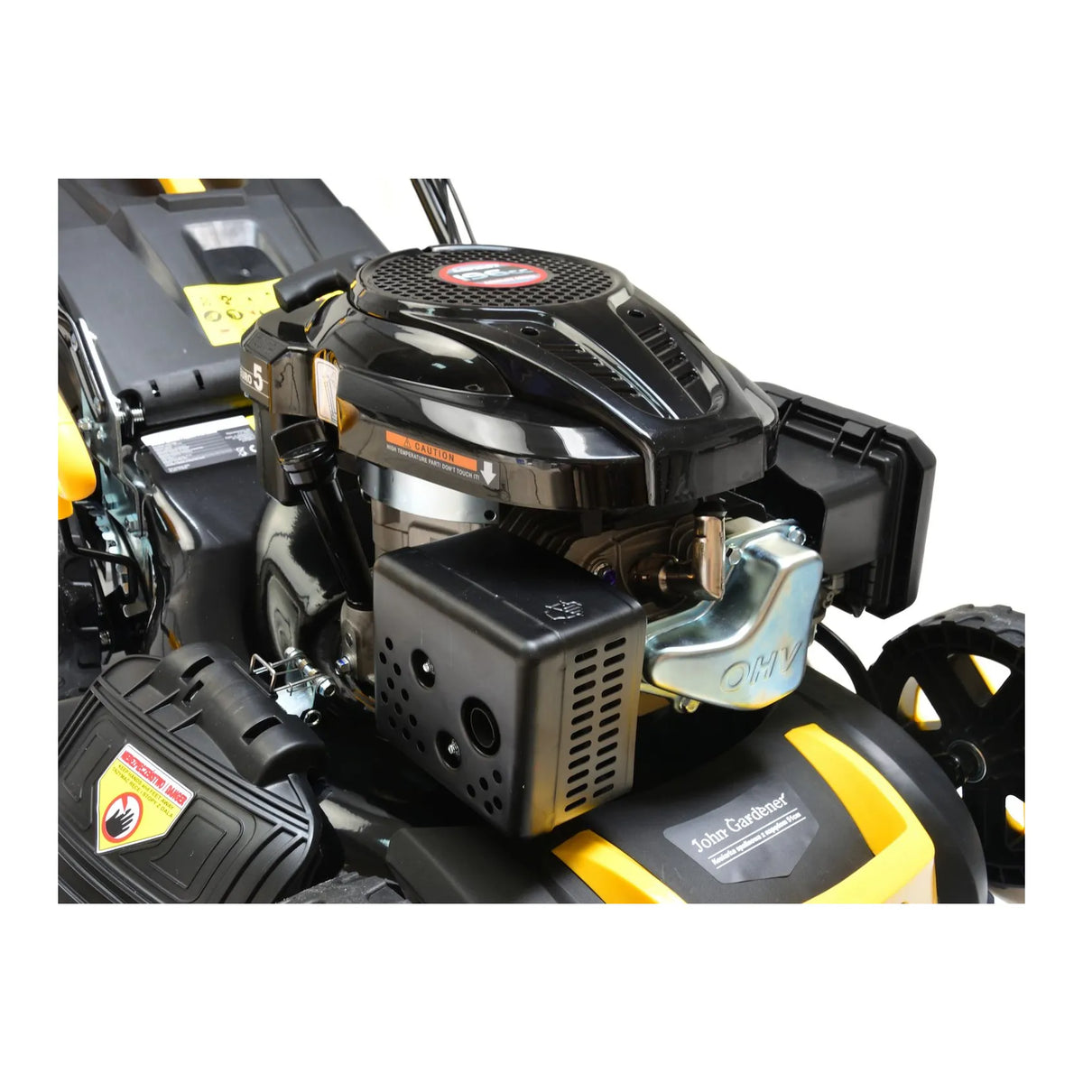 John Gardener Grasmaaier met Loncin motor 196cc, handstart, zelfaandrijving, met paneel