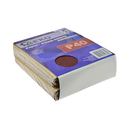 GEKO Schuurpapier aluminiumoxide waterproof P40 230x280mm 100 stuks