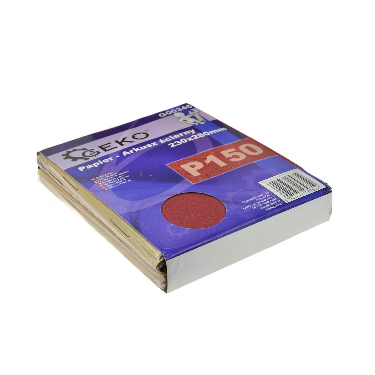 GEKO Schuurpapier aluminiumoxide waterbestendig P150 230x280mm 100 stuks