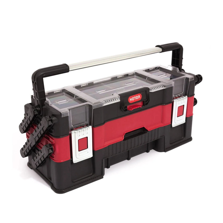 KETER Organizer Canti Trio / zwart / Rood