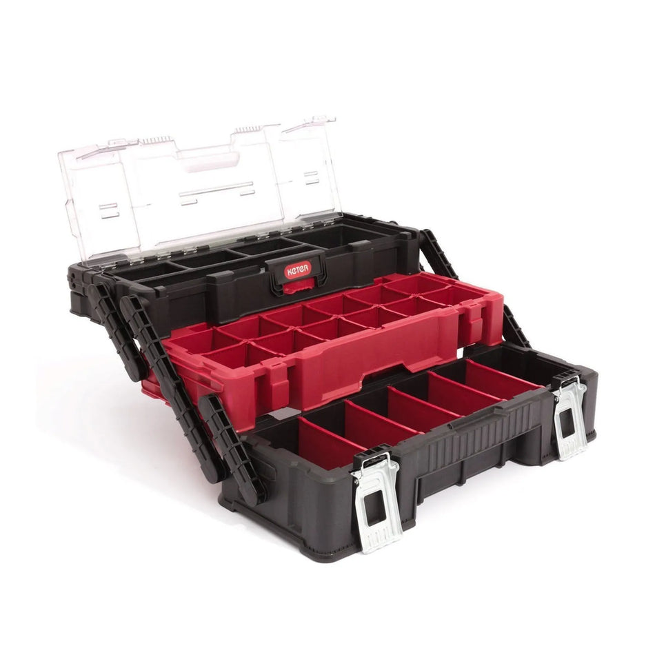 KETER Organizer Canti Trio / zwart / Rood