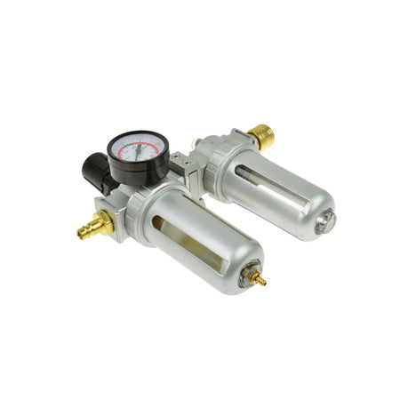 GEKO Luchtfilter Regulator Smeerset met Manometer 1/2" NPT