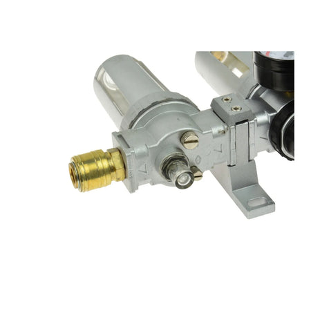 GEKO Luchtfilter Regulator Smeerset met Manometer 1/2" NPT