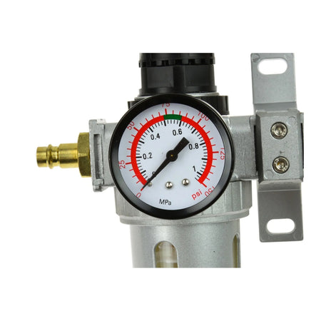 GEKO Luchtfilter Regulator Smeerset met Manometer 1/2" NPT