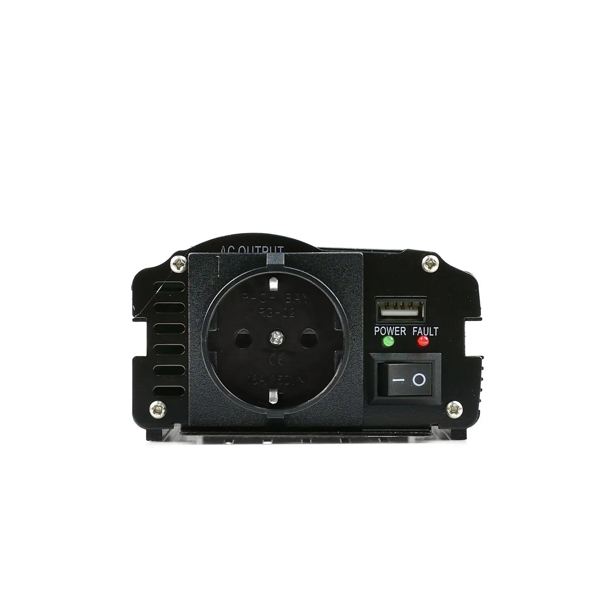 GEKO Spanningomvormer 24V/230V 500/1000W met USB en koeling