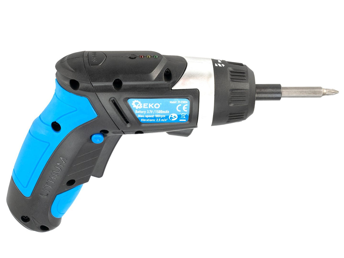 GEKO Accuschroevendraaier 3,6 V 1300 mAh met Accessoires