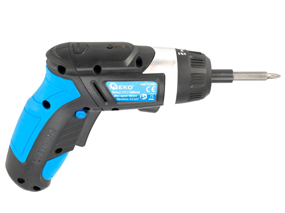 GEKO Accuschroevendraaier 3,6 V 1300 mAh met Accessoires
