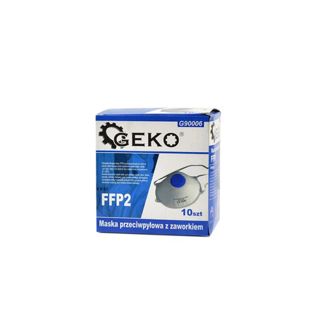 GEKO Ademhalingsmasker FFP2 met ventiel set 15 stuks