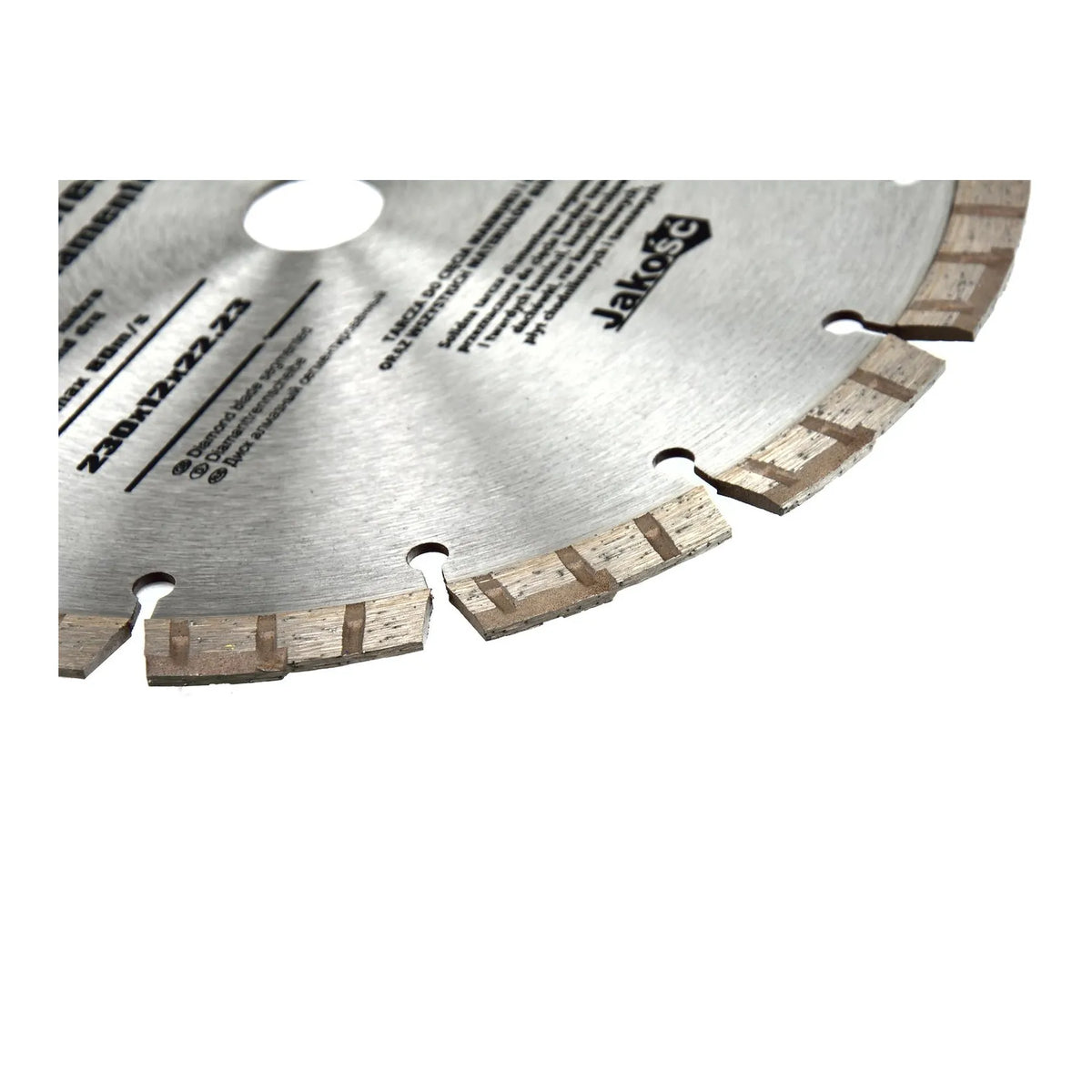 GEKO Diamant zaagblad Cold Pressed turbo segment 230 x 12 x 22,23mm