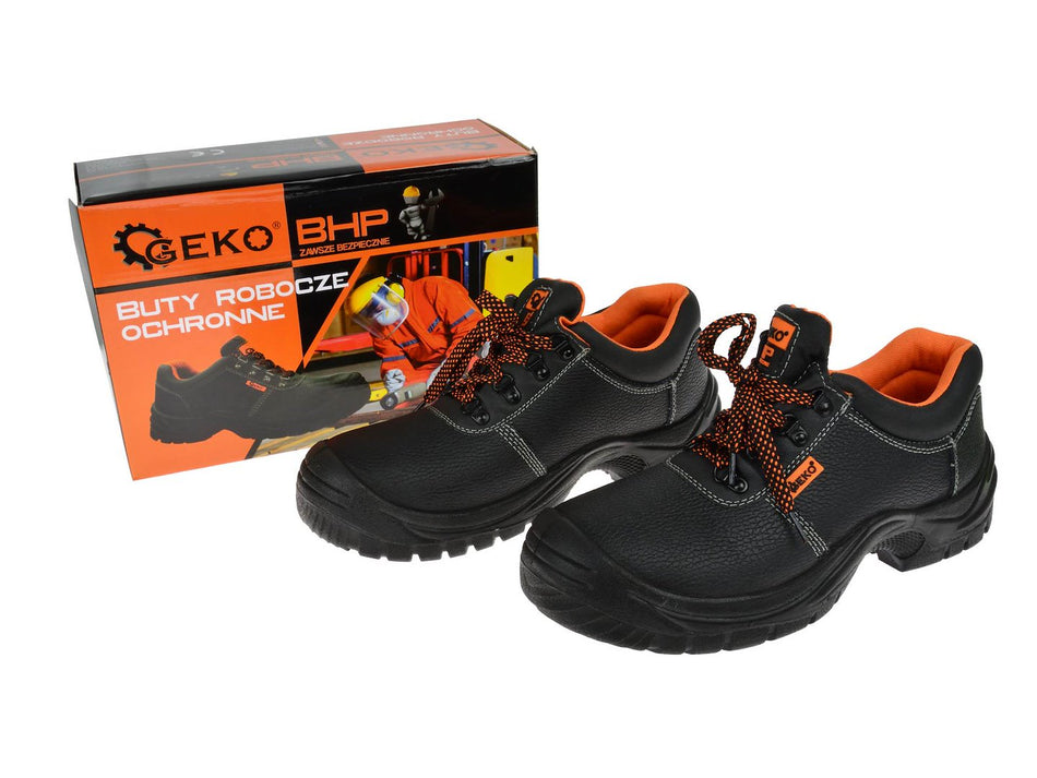GEKO Zwarte Leren Werkschoenen Model 1 Maat 42