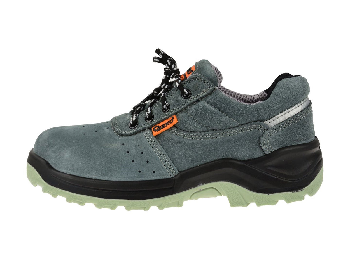GEKO Premium Veiligheidsschoenen Grijs Suède S1 SRC Maat 40