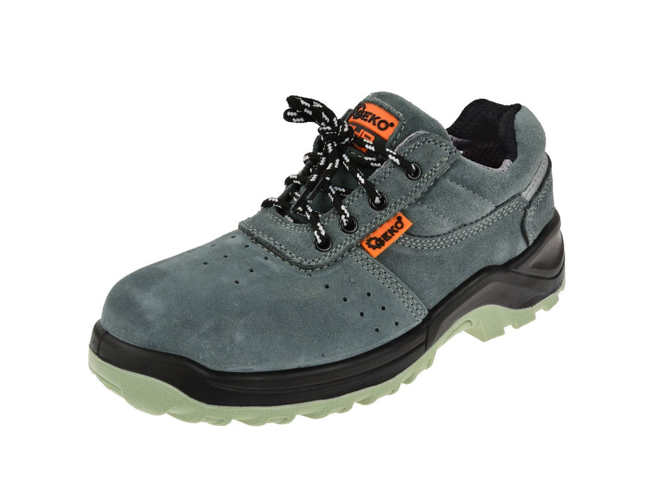 GEKO Premium Veiligheidsschoenen Grijs Suède S1 SRC Maat 47