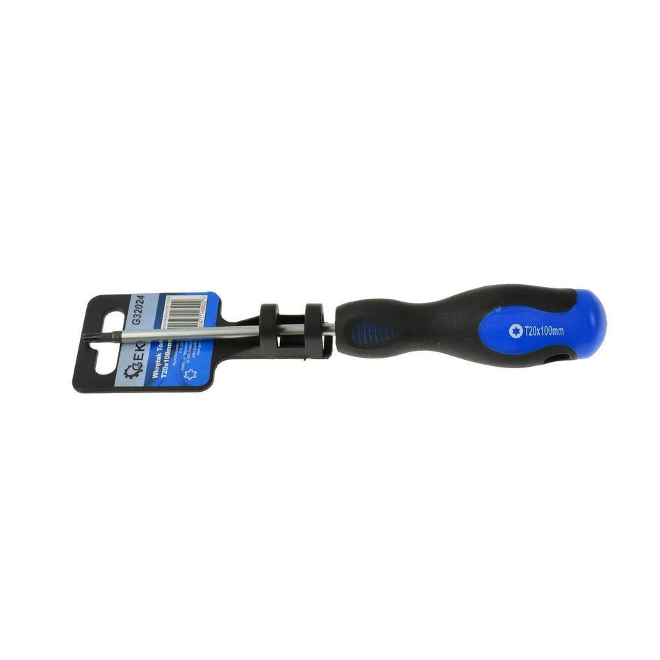GEKO Torx-schroevendraaier T20 x 100mm met tweemateriaal handgreep