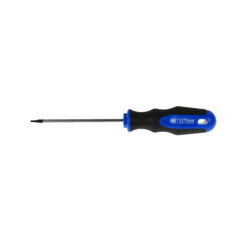 GEKO Torx-schroevendraaier T5 x 75mm met tweemateriaal handgreep